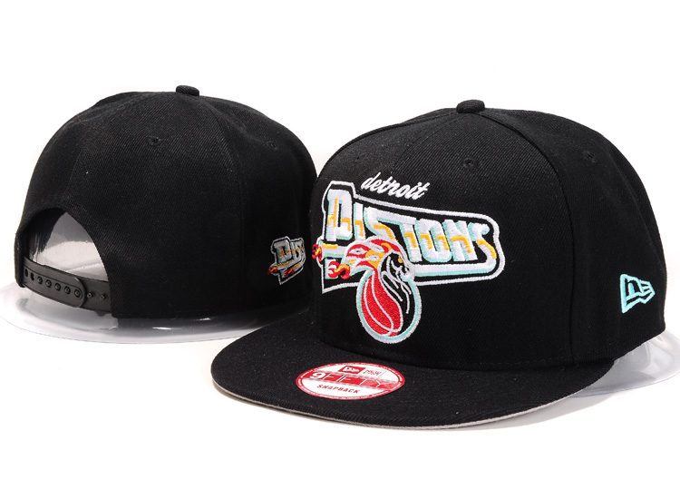 NBA Detroit Pistons NE Snapback Hat #06